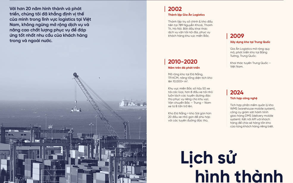 Gia Ân-công ty vận chuyển Trung Việt với hơn 20 năm kinh nghiệm 